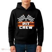 Pit Crew Racing Party Kids Hoodie thumb 4