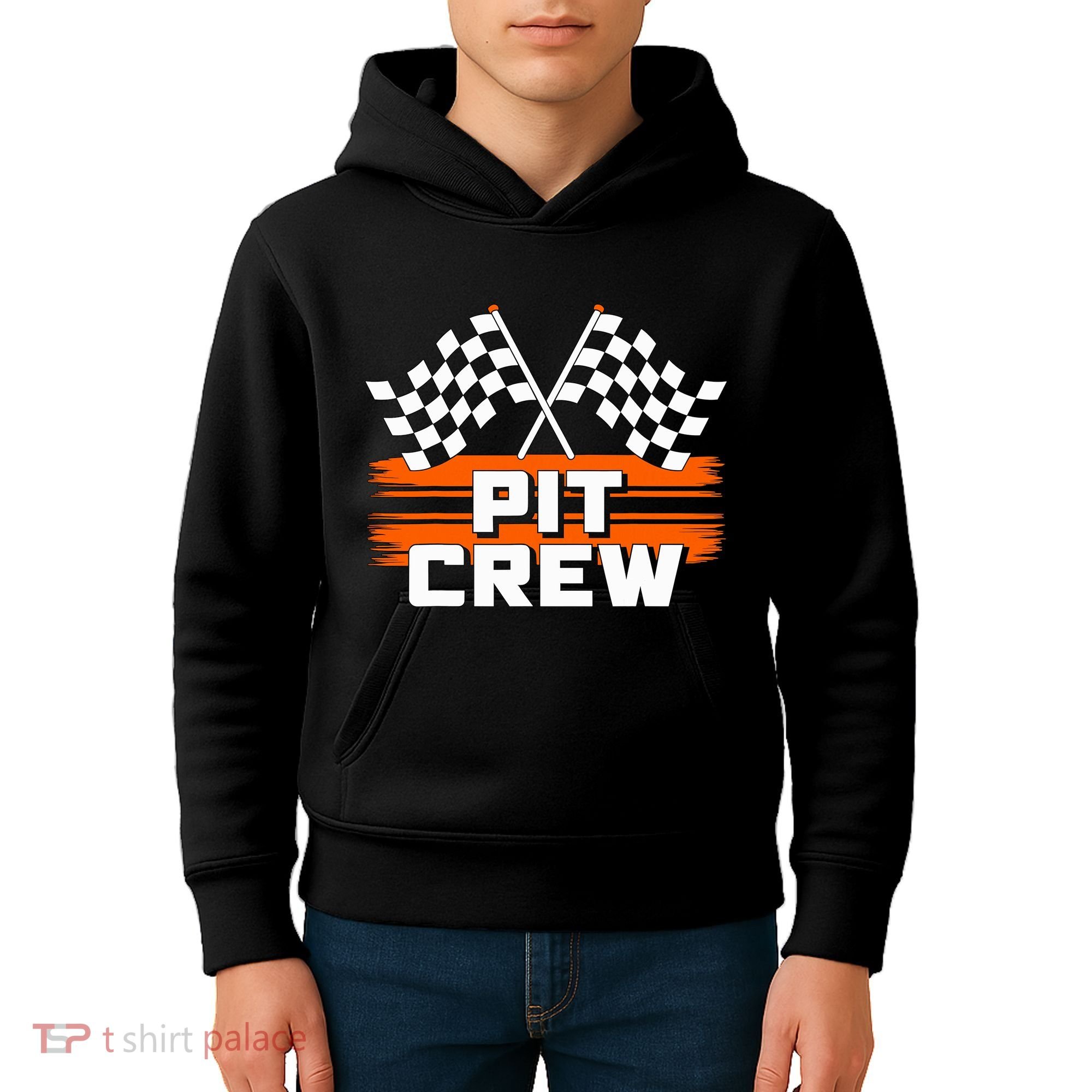 Pit Crew Racing Party Kids Hoodie