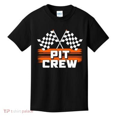 Pit Crew Racing Party Kids T-Shirt