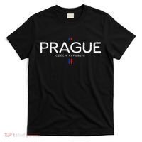 Prague Czech Republic Retro Vintage T-Shirt thumb 0