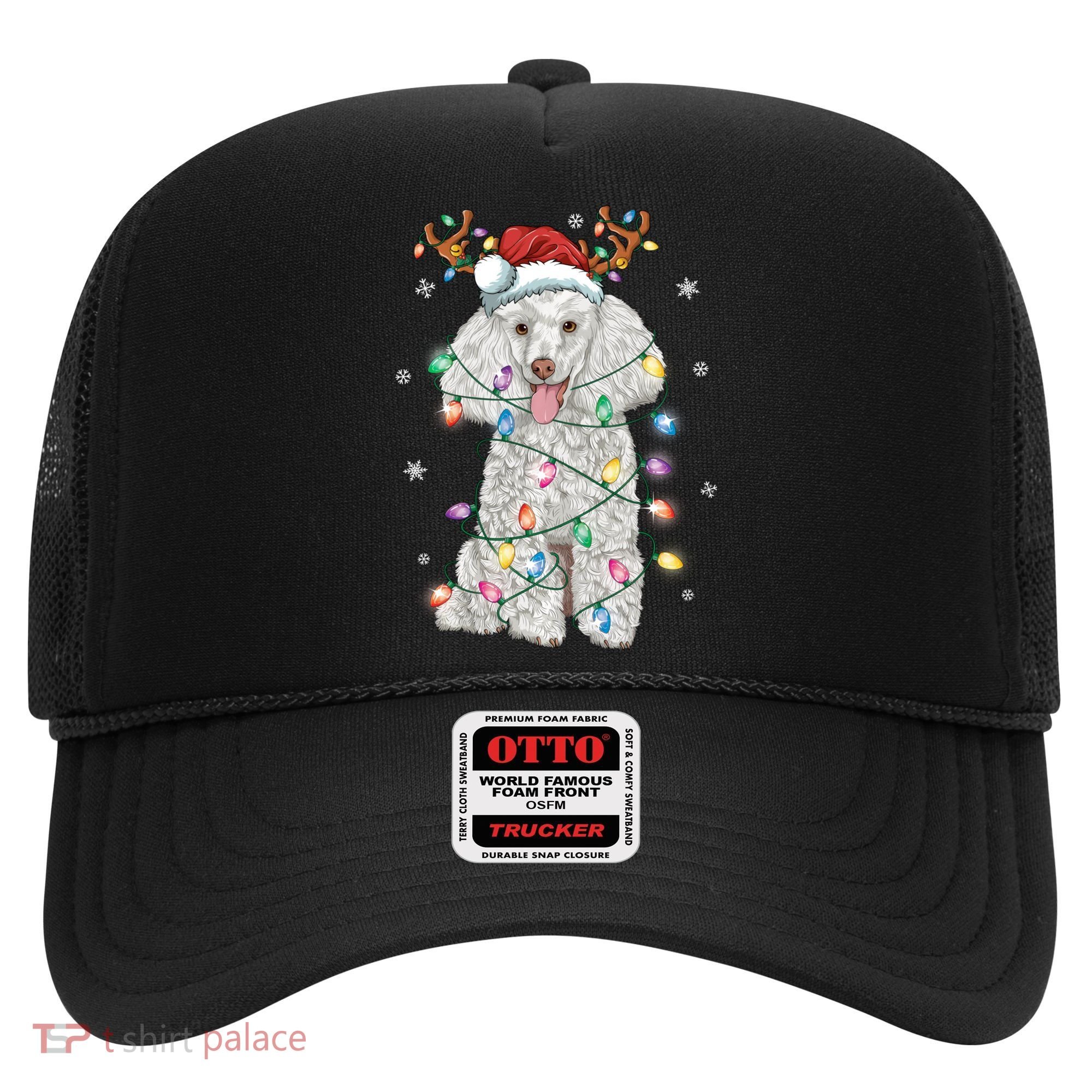 Poodle Christmas Reindeer Santa Hat Poodle Christmas Hat