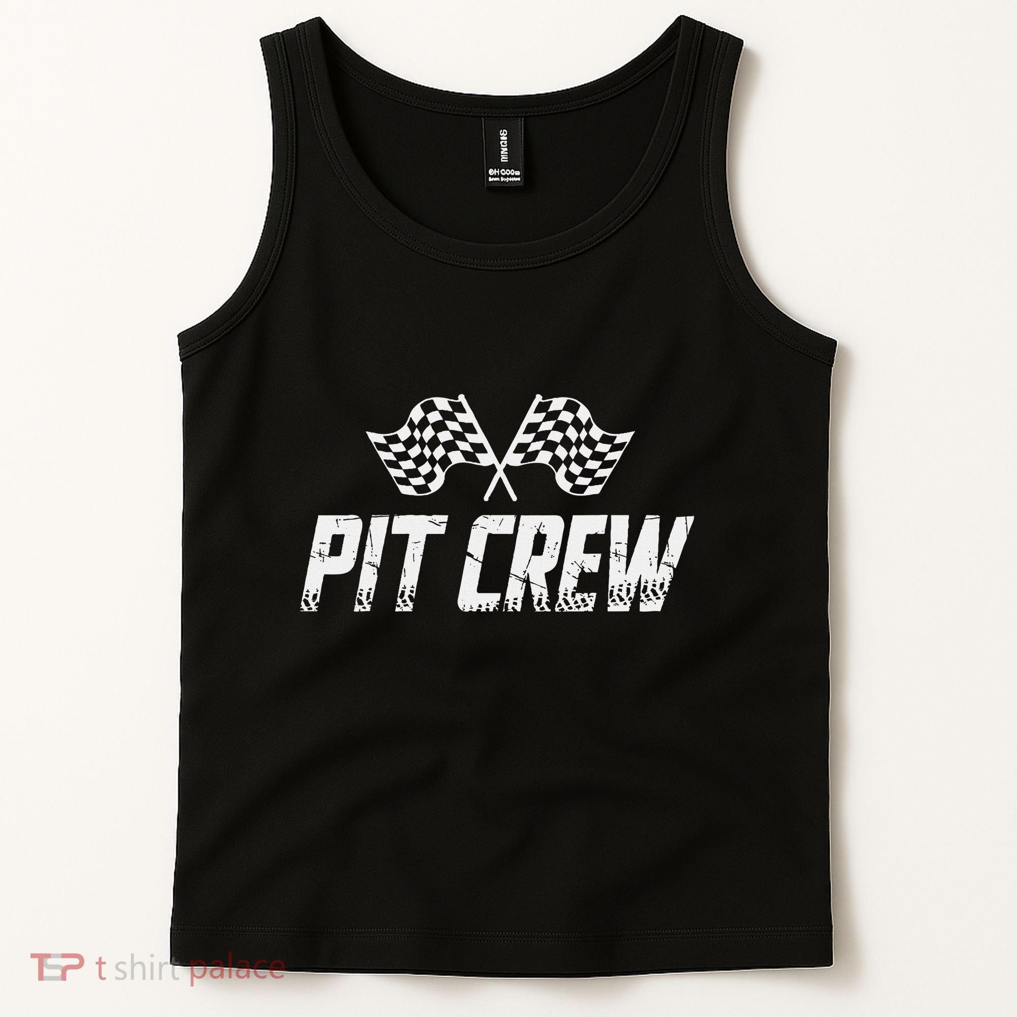 Pit Crew Race Car Tank Top