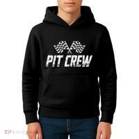 Pit Crew Race Car Kids Hoodie thumb 4