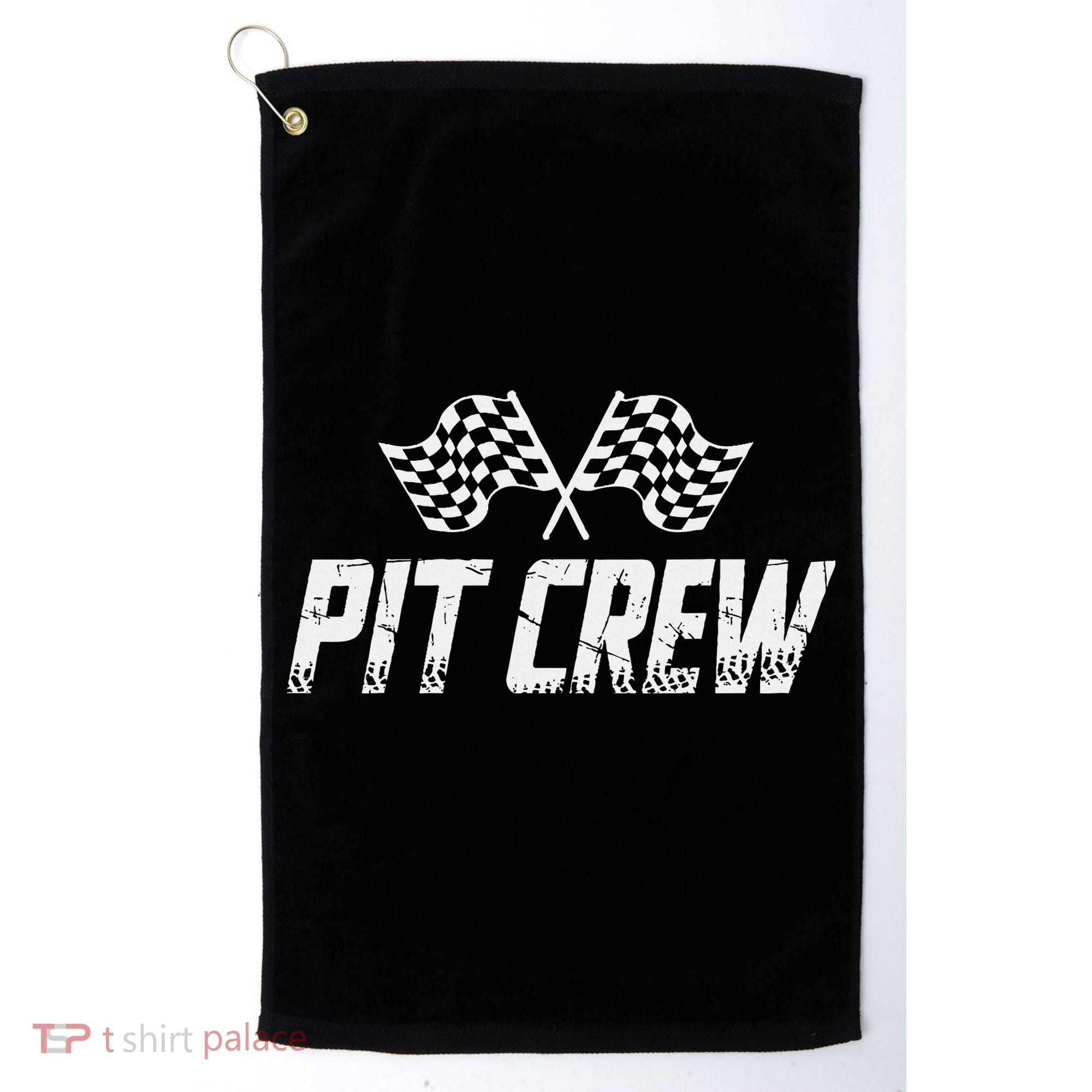 Pit Crew Race Car Golf Towel