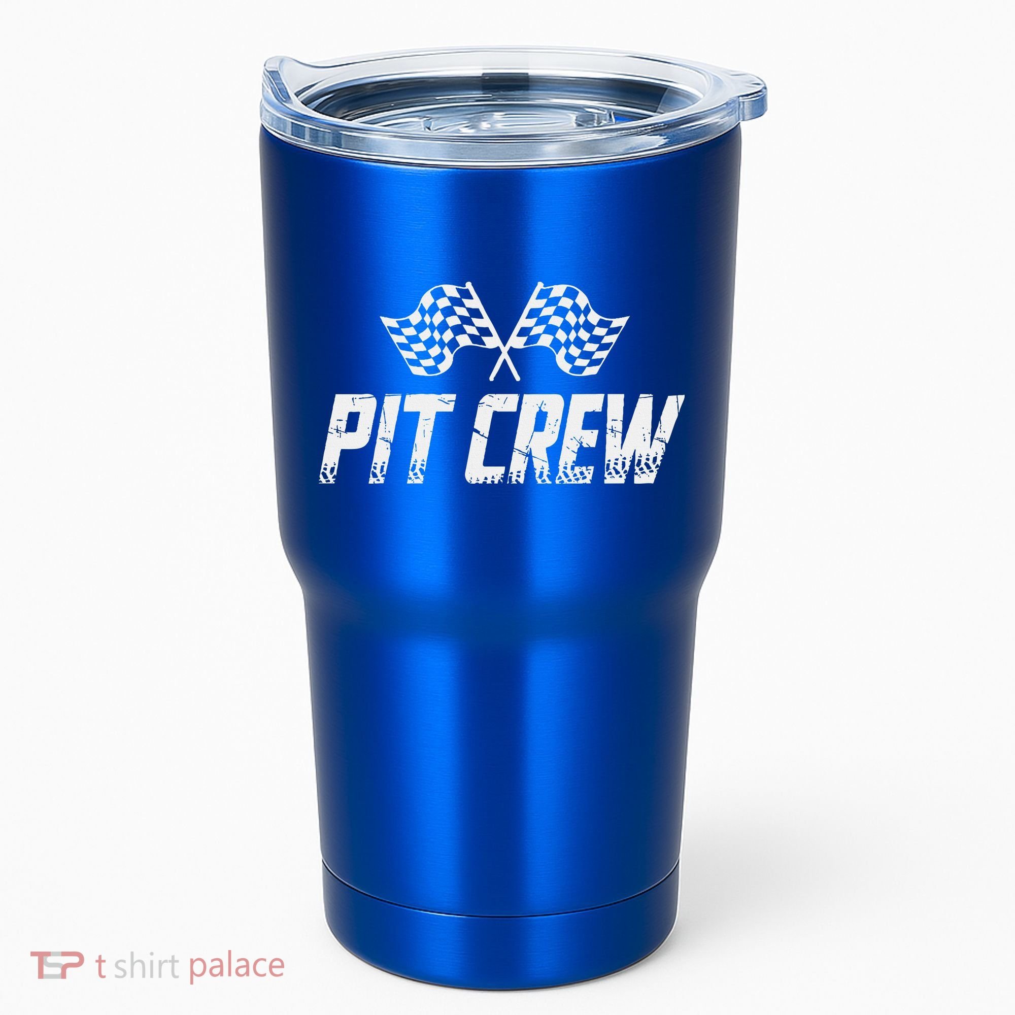 Pit Crew Race Car Tumbler