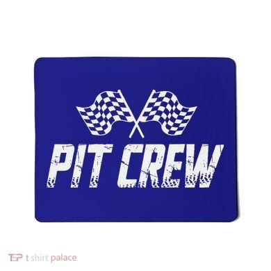 Pit Crew Race Car Mousepad