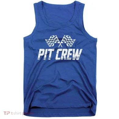 Pit Crew Race Car Tank Top