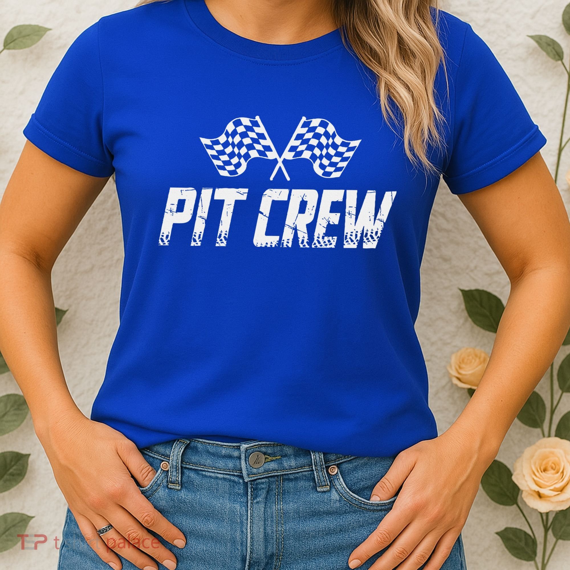 Pit Crew Race Car Women's T-Shirt
