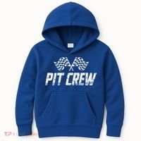 Pit Crew Race Car Kids Hoodie thumb 0