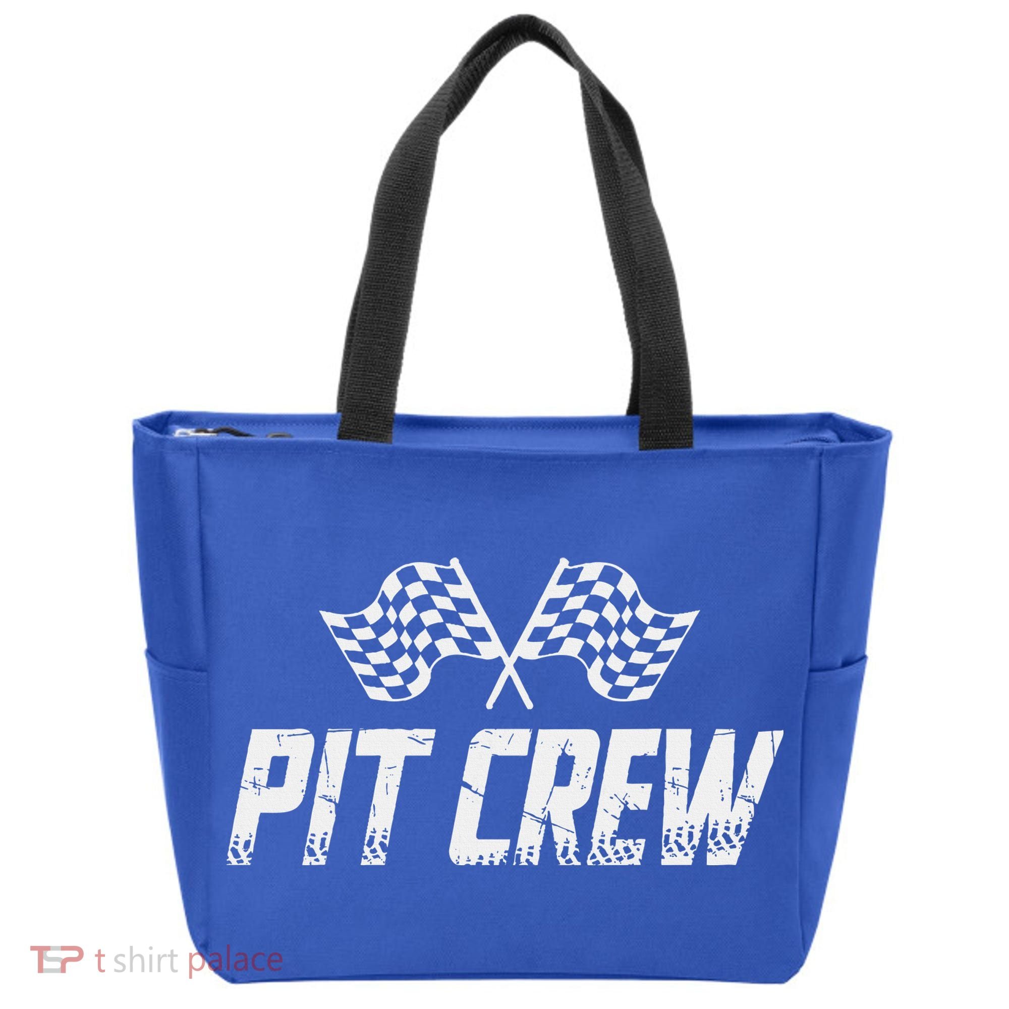 Pit Crew Race Car Tote Bag