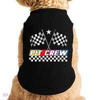 Pit Crew Racing Day For Stock Car Race Day Parties Doggie Tank thumb 0