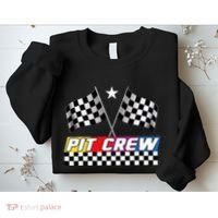 Pit Crew Racing Day For Stock Car Race Day Parties Sweatshirt thumb 2