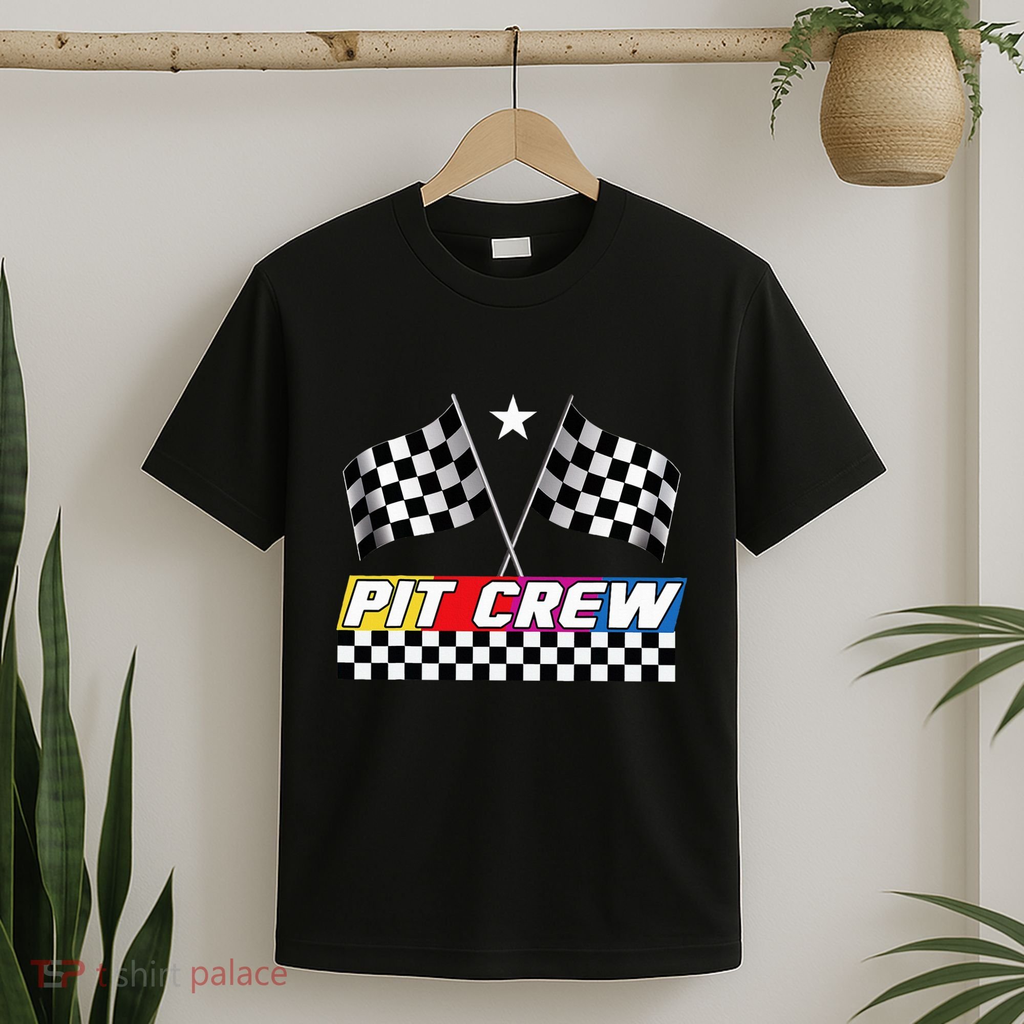 Pit Crew Racing Day For Stock Car Race Day Parties T-Shirt
