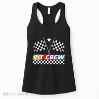 Pit Crew Racing Day For Stock Car Race Day Parties Women's Tank Top thumb 0