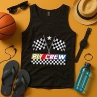 Pit Crew Racing Day For Stock Car Race Day Parties Tank Top thumb 4