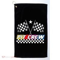 Pit Crew Racing Day For Stock Car Race Day Parties Golf Towel thumb 0