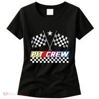 Pit Crew Racing Day For Stock Car Race Day Parties Women's T-Shirt thumb 0