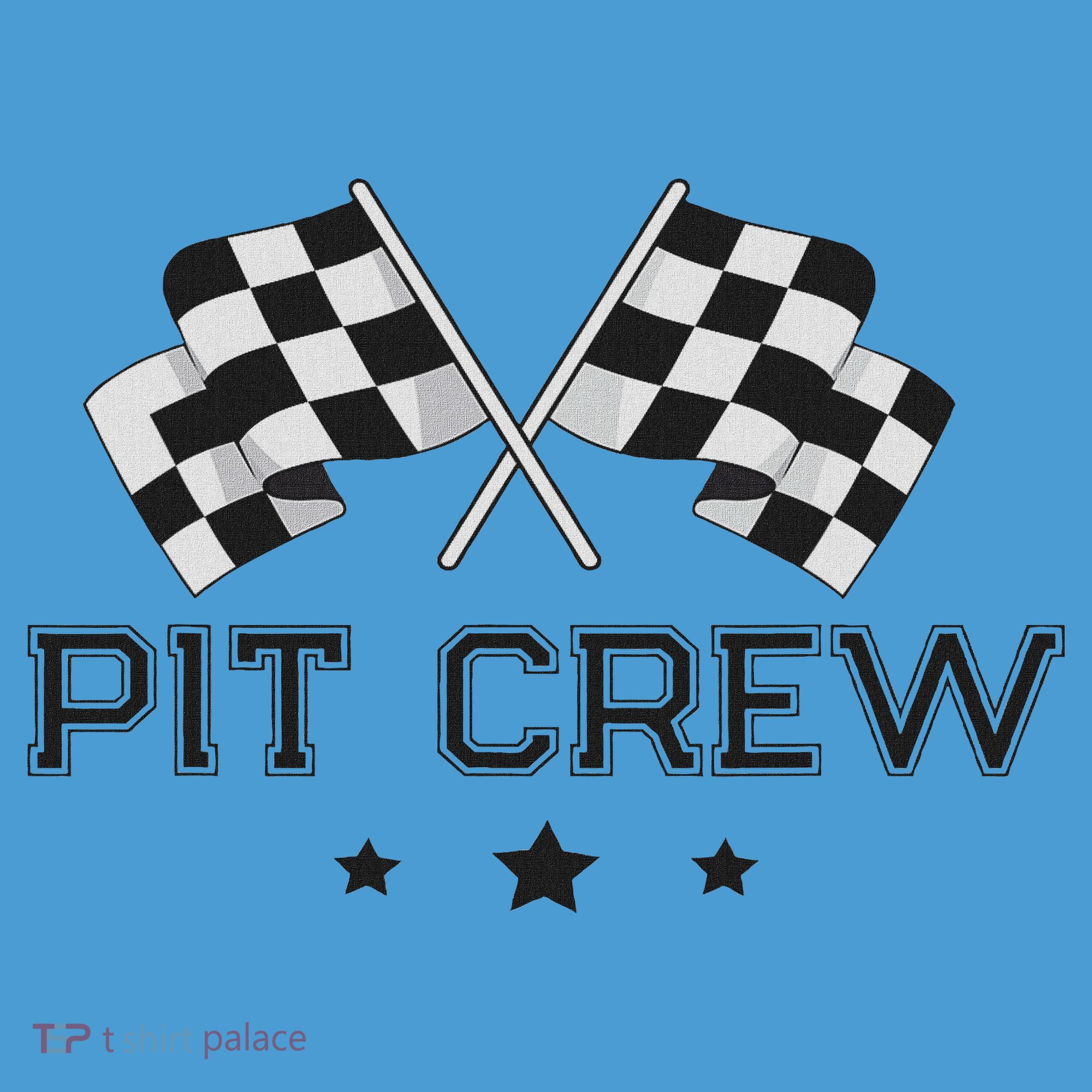 Pit Crew Racing Car Tie Dye Hoodie