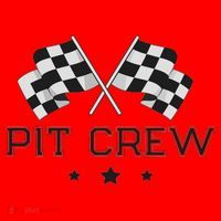 Pit Crew Racing Car Santa Hat thumb 1