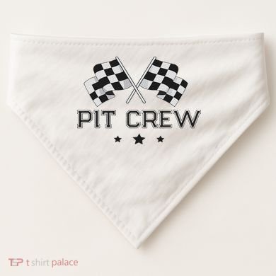Pit Crew Racing Car USA-Made Doggie Bandana