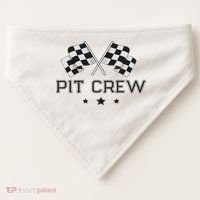 Pit Crew Racing Car USA-Made Doggie Bandana thumb 0