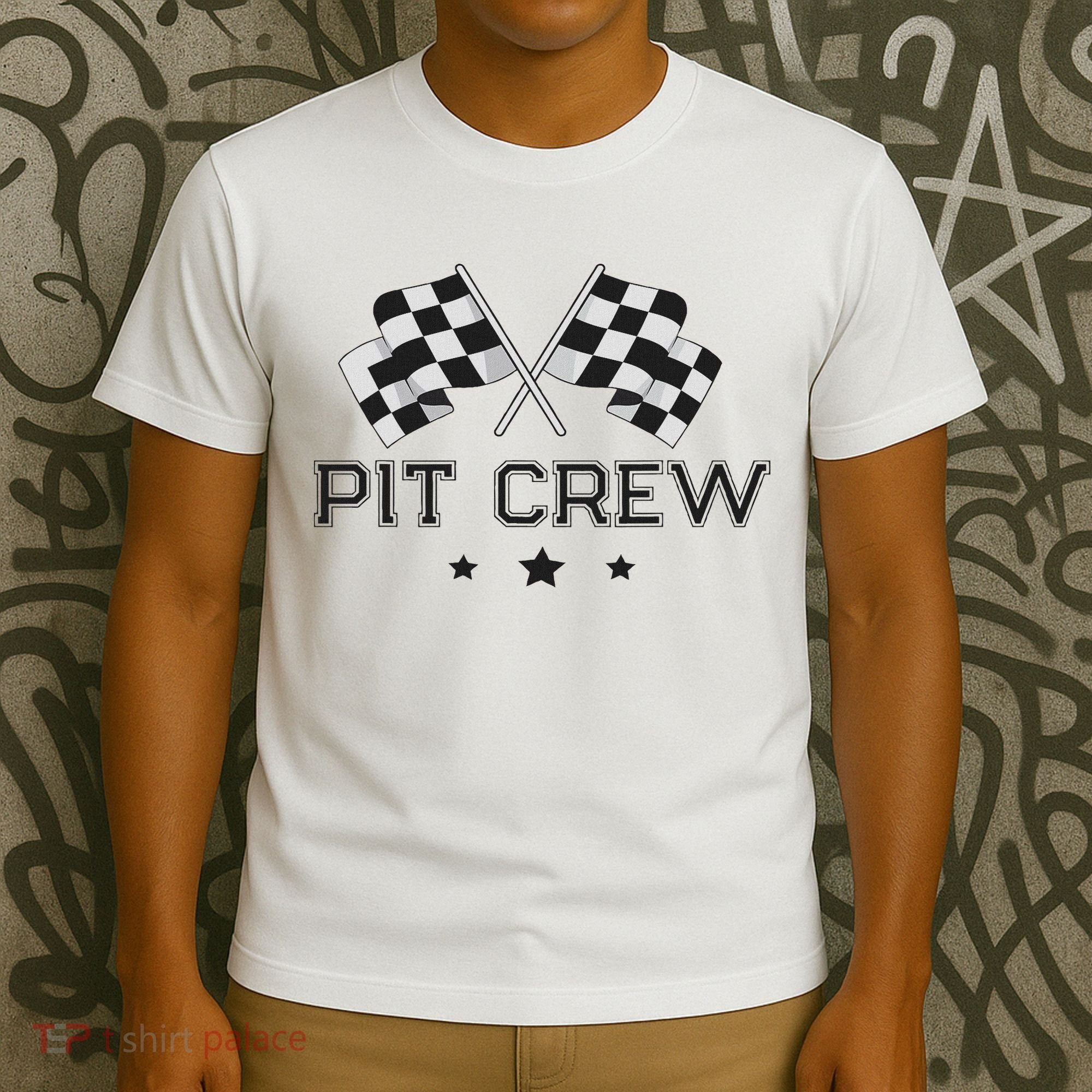 Pit Crew Racing Car T-Shirt