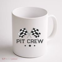Pit Crew Racing Car Coffee Mug thumb 1