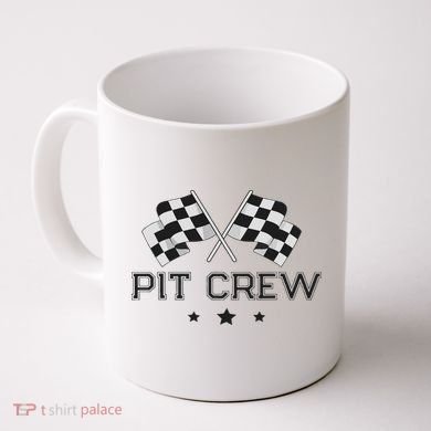 Pit Crew Racing Car Coffee Mug