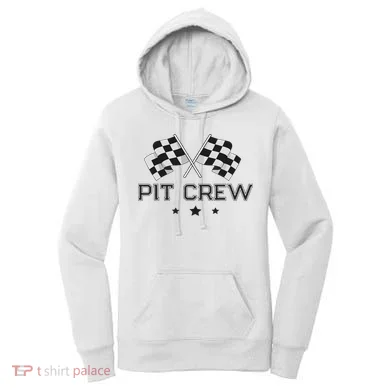 Pit Crew Racing Car Women's Hoodie