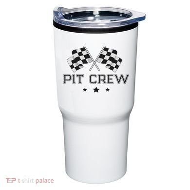 Pit Crew Racing Car Tumbler