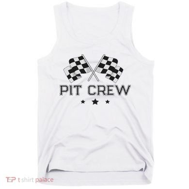 Pit Crew Racing Car Tank Top