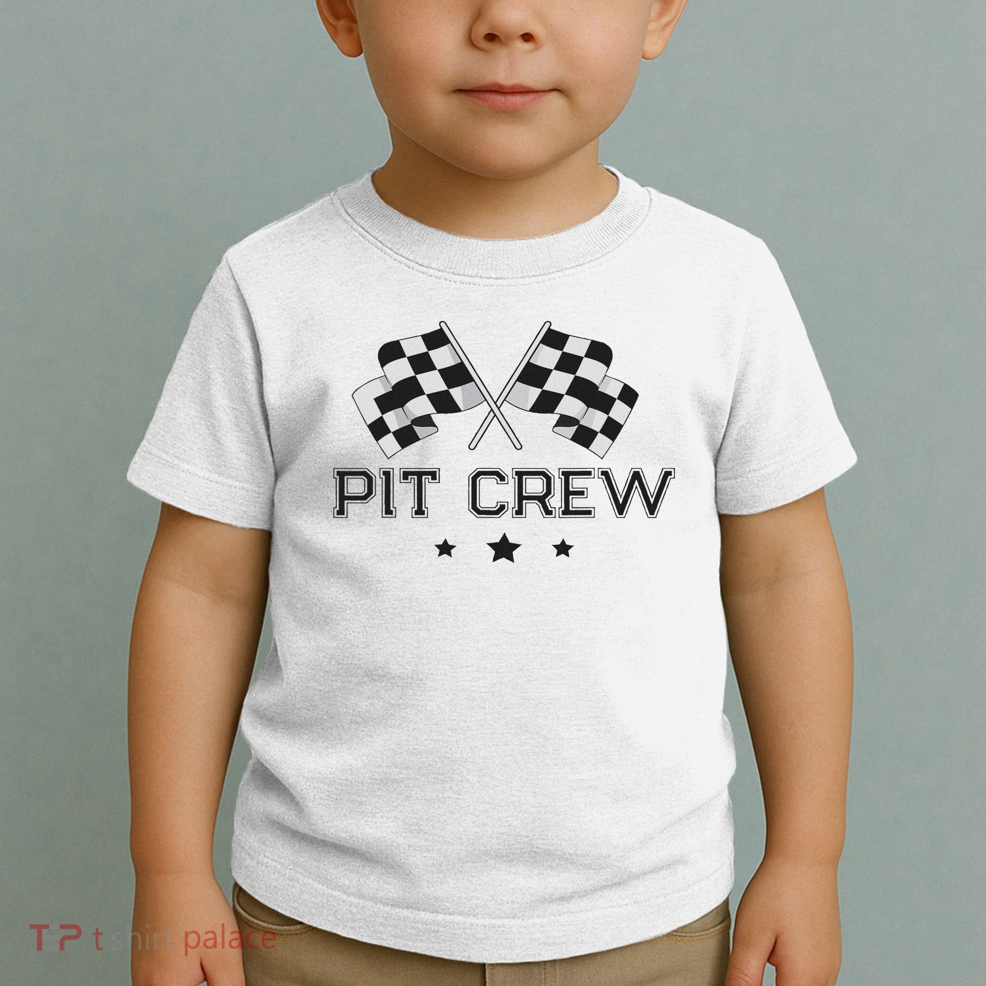 Pit Crew Racing Car Toddler T-Shirt