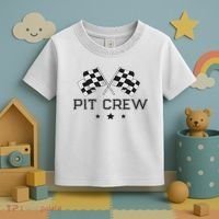 Pit Crew Racing Car Toddler T-Shirt thumb 3