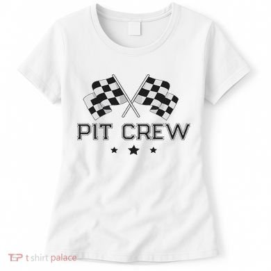 Pit Crew Racing Car Women's T-Shirt