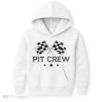 Pit Crew Racing Car Kids Hoodie thumb 0