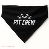 Pit Crew Race Car USA-Made Doggie Bandana thumb 0