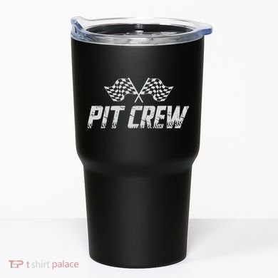 Pit Crew Race Car Tumbler