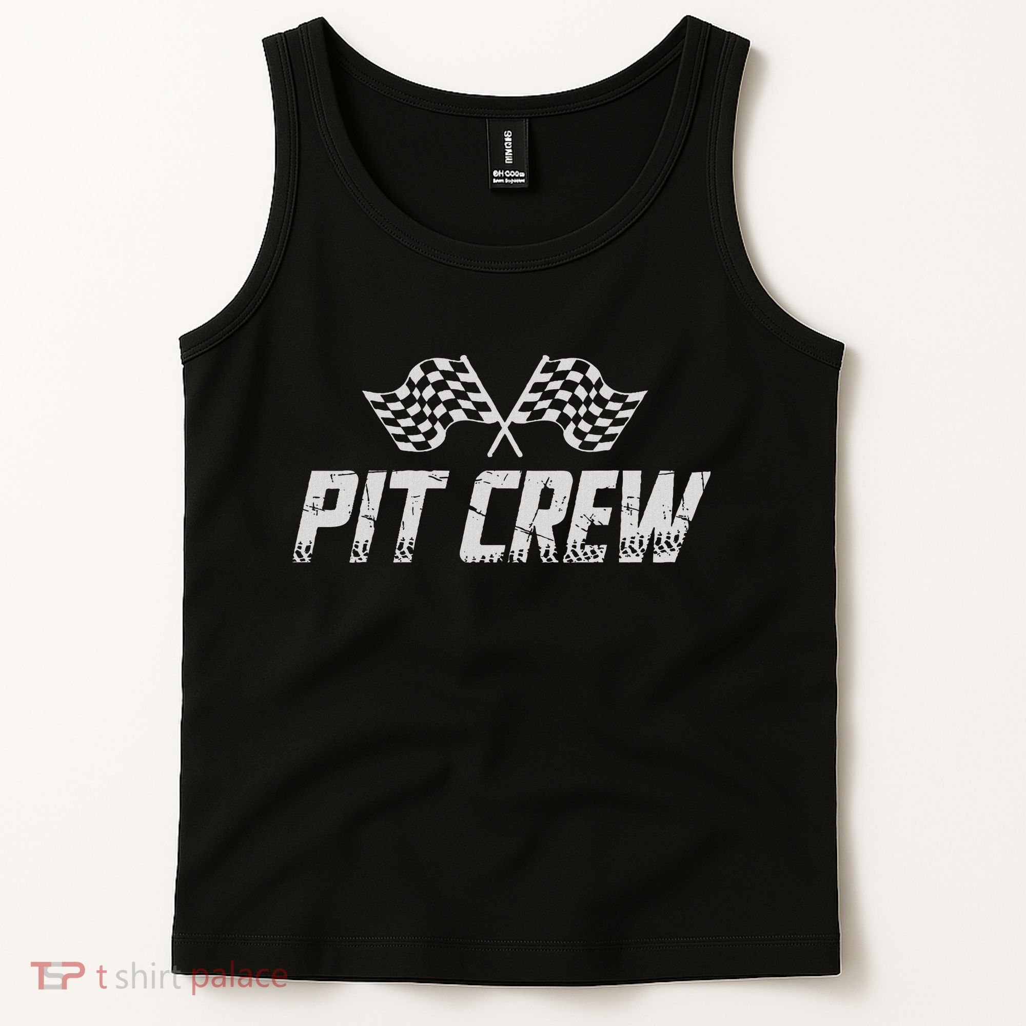 Pit Crew Race Car Tank Top