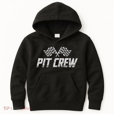 Pit Crew Race Car Kids Hoodie