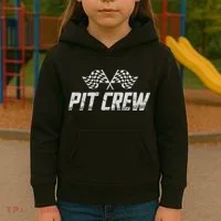 Pit Crew Race Car Kids Hoodie thumb 3