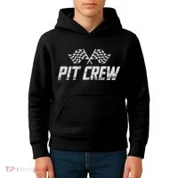 Pit Crew Race Car Kids Hoodie thumb 4