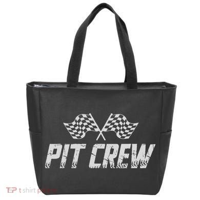Pit Crew Race Car Tote Bag
