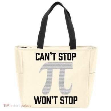 Pi Can't Stop Won't Stop Pi Day 3.14 Funny Math Geek Tote Bag