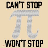 Pi Can't Stop Won't Stop Pi Day 3.14 Funny Math Geek Tote Bag thumb 4