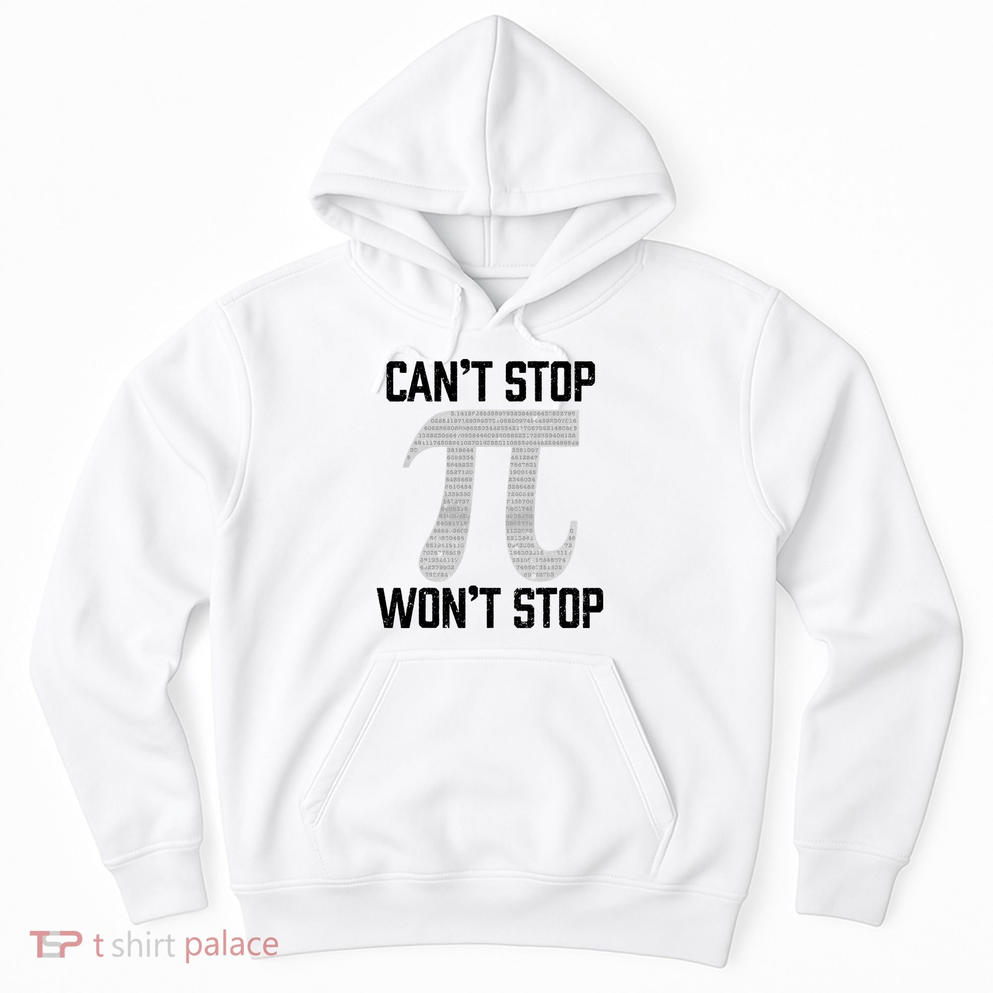 Pi Can't Stop Won't Stop Pi Day 3.14 Funny Math Geek Hoodie
