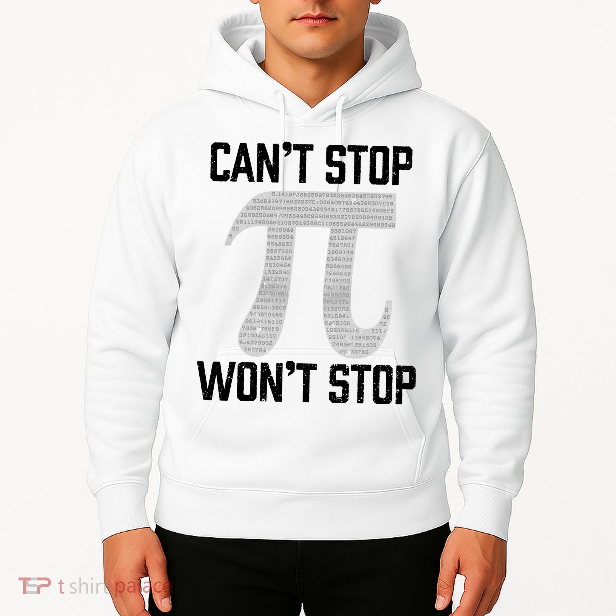 Pi Can't Stop Won't Stop Pi Day 3.14 Funny Math Geek Hoodie