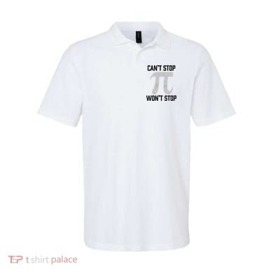 Pi Can't Stop Won't Stop Pi Day 3.14 Funny Math Geek Polo