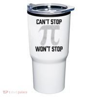 Pi Can't Stop Won't Stop Pi Day 3.14 Funny Math Geek Tumbler thumb 0