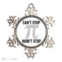 Pi Can't Stop Won't Stop Pi Day 3.14 Funny Math Geek Ornament thumb 0
