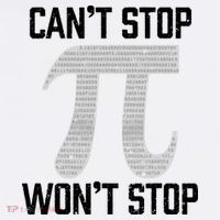 Pi Can't Stop Won't Stop Pi Day 3.14 Funny Math Geek Baby Bodysuit thumb 2